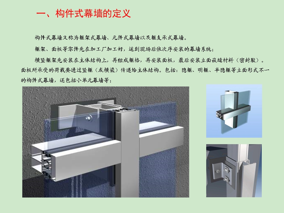 新进员工培训构件(框架)式幕墙讲座课件.ppt_第3页