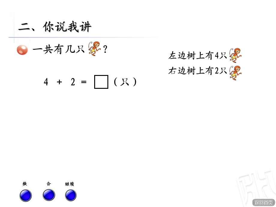 一年级数学上册得数是6、7的加法教学ppt课件.ppt_第3页