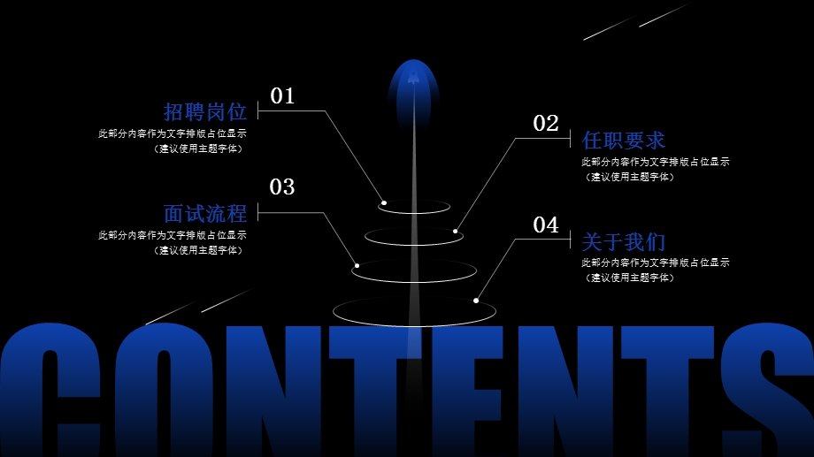 创意经典高端共赢未来几何企业招聘PPT模板课件.pptx_第2页