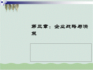 企业战略与决策概述课件.ppt