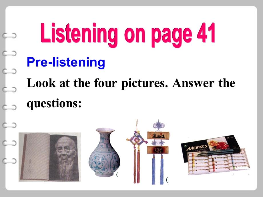 人教课标版高二英语选修6Unit1 workbook Listeningppt课件.ppt_第3页