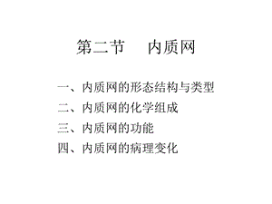 细胞的内膜系统B内质网课件.ppt