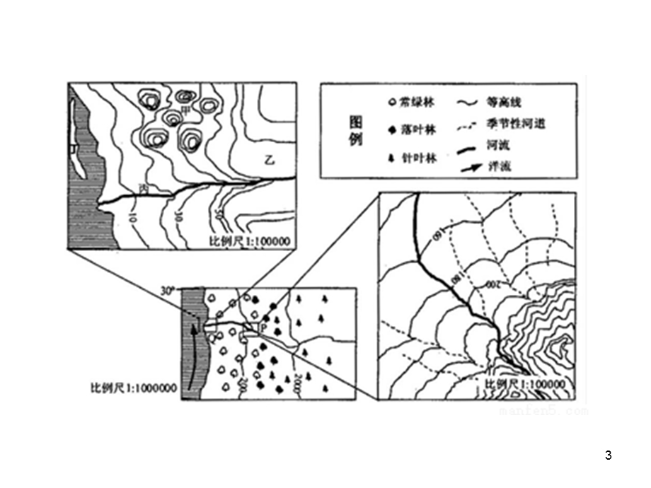 典型地貌等高线地形图课件.ppt_第3页