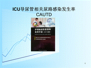 ICU导尿管相关尿路感染发生率CAUTDPPT课件.ppt