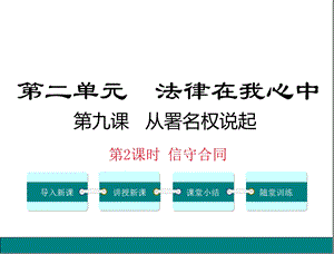 人民版《道德与法治》八年级上册9.2 信守合同课件.ppt