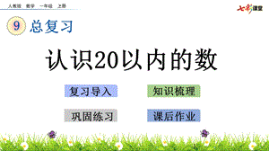 人教版一年级数学上册优质课第九单元总复习全部单元优质课ppt课件.pptx