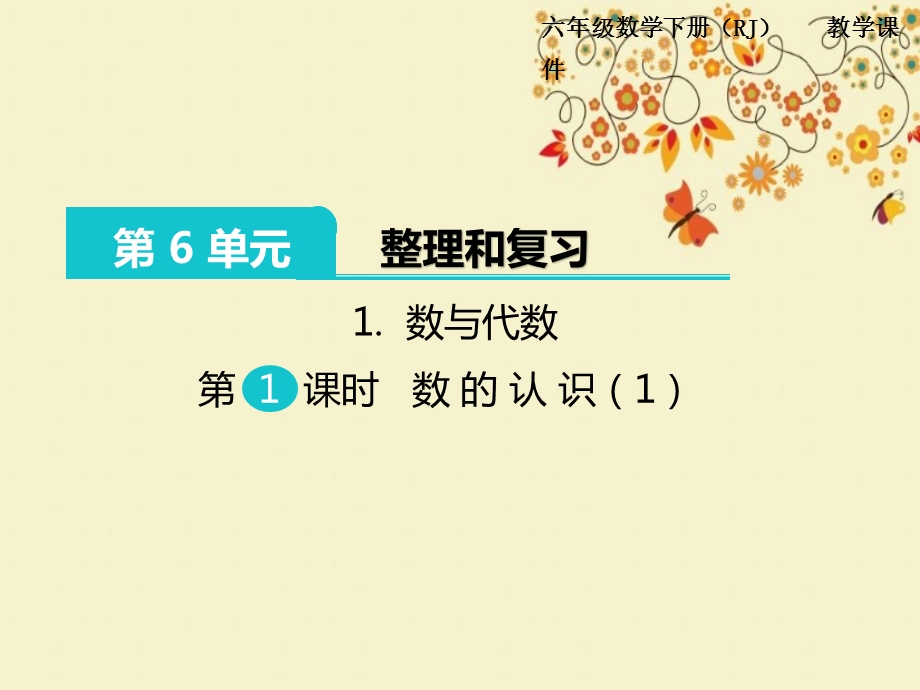 人教版六年级下册数学【数的认识教学ppt课件】.pptx_第1页