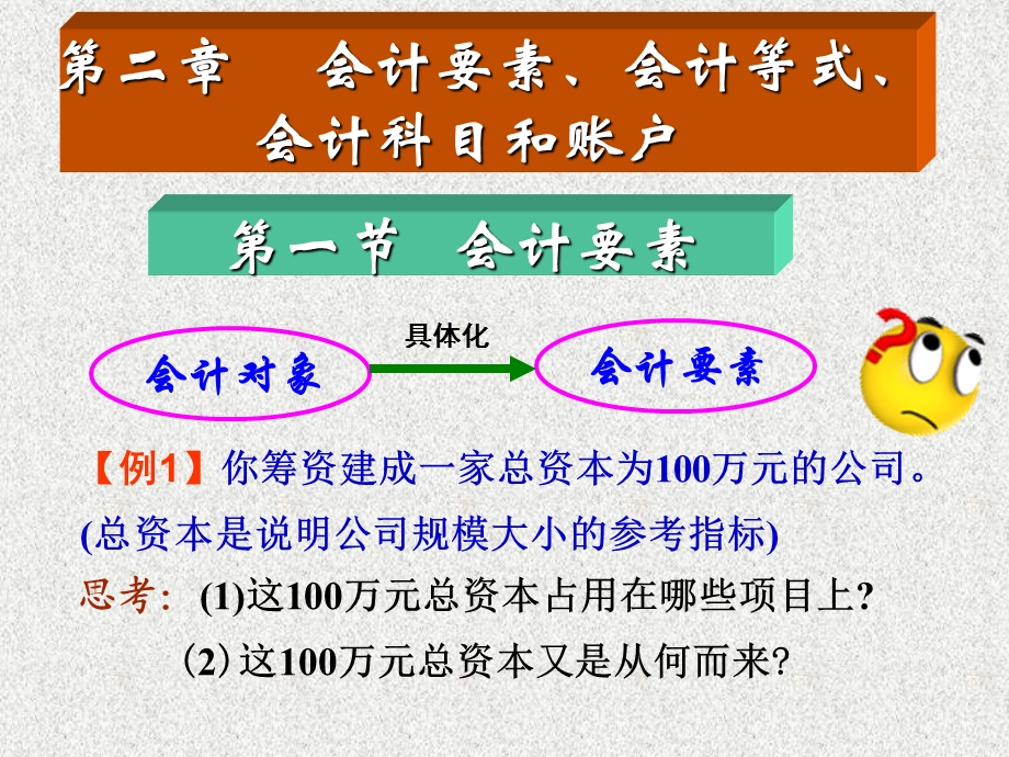 会计要素、会计等式、会计账户与科目课件.ppt_第1页