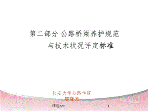 公路桥梁养护规范与技术状况评定课件.ppt