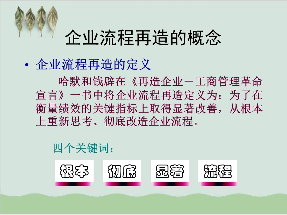 企业流程再造的概念过程与结果课件.ppt_第2页