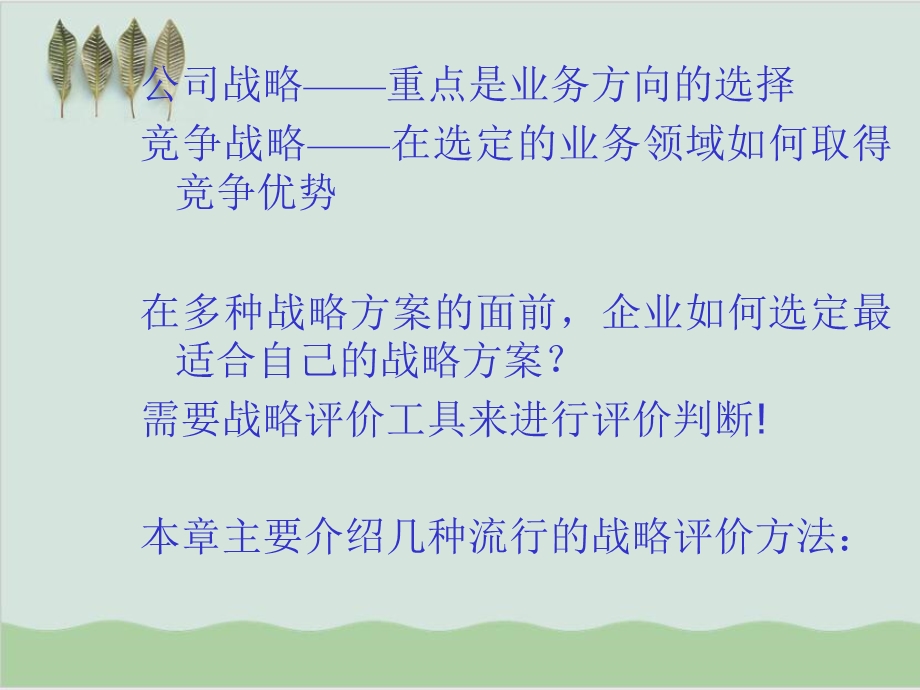 企业战略评价方法及其选择过程课件.ppt_第3页