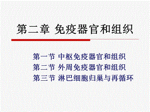 免疫器官和组织课件.ppt