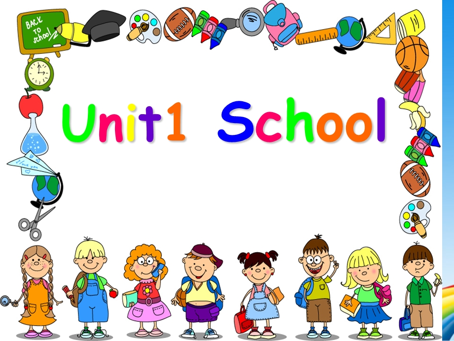 人教版一年级英语上册Unit1School课件.ppt_第1页