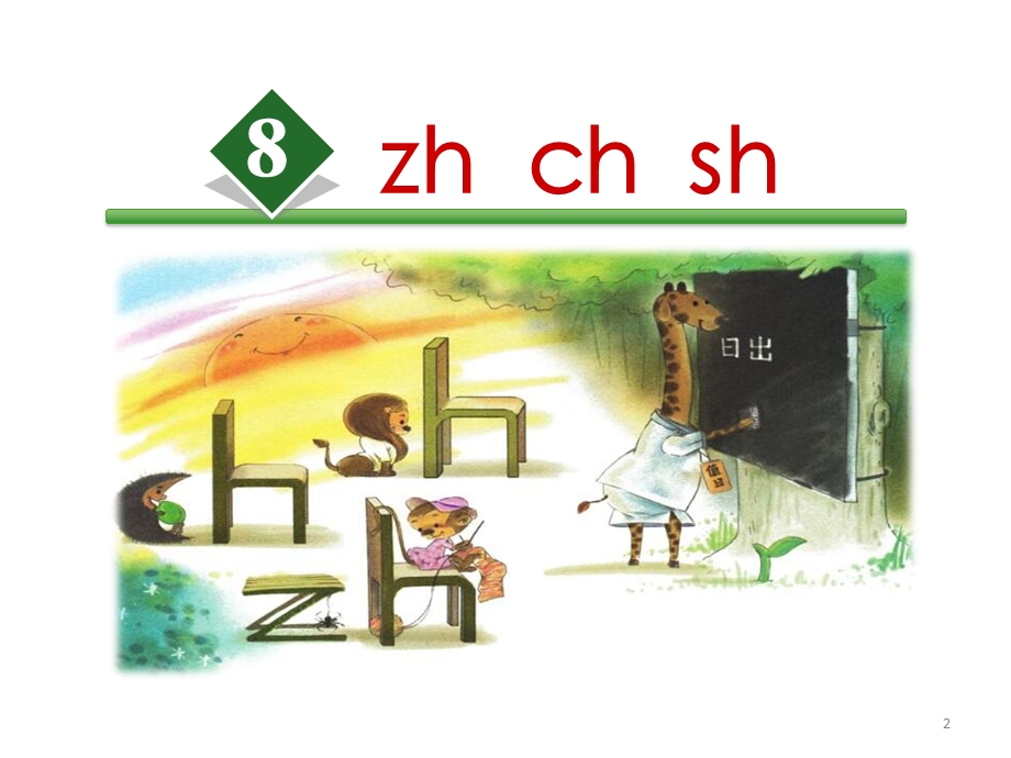 人教版一年级语文上册8.zh ch sh课件.ppt_第2页