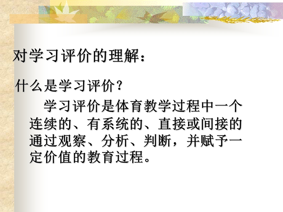 体育与健身课程学生学习评价课件.ppt_第2页