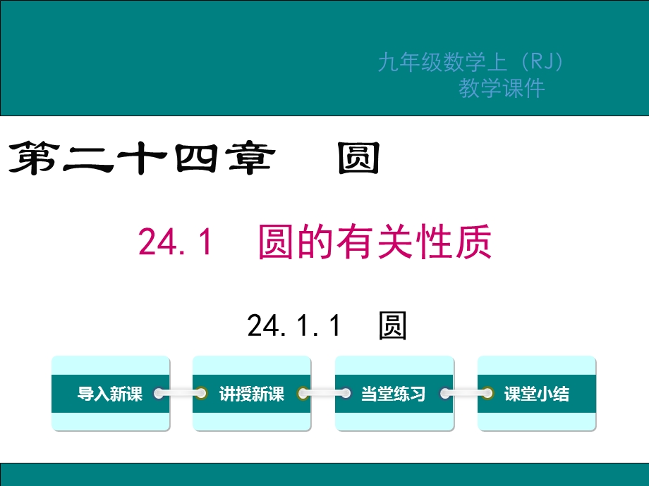 人教版九年级数学上册第24章圆教学ppt课件.ppt_第1页