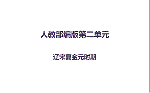 人教部编版七年级历史下册第二单元民族关系发展和社会变化复习ppt课件.pptx