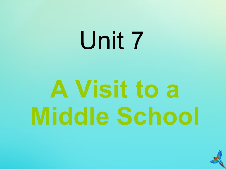 六年级英语下册Unit7AVisittoaMiddleSchoolPartAppt课件2闽教版三起.ppt_第1页