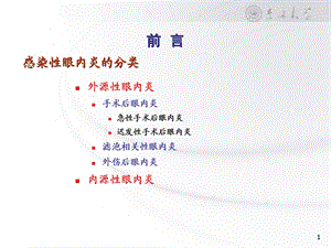 感染性眼内炎的分类课件.ppt