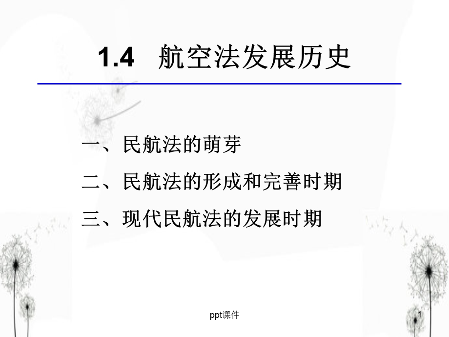 民航法的发展历史课件.ppt_第1页