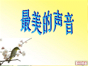 最美的声音作文课件.ppt