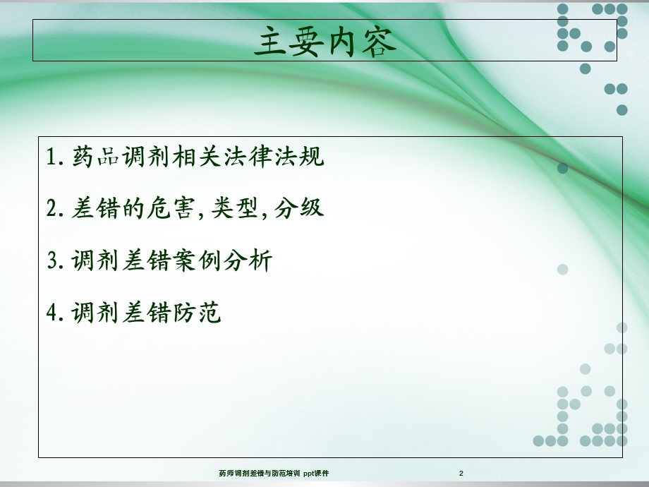 药师调剂差错与防范培训 课件.ppt_第2页