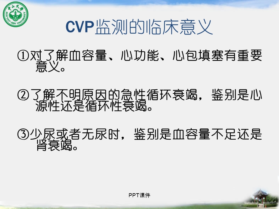 小讲课——中心静脉压的测量及临床意义.ppt_第3页