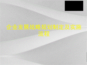 企业发展战略规划制定及实施流程课件.ppt