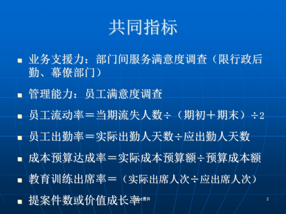 全套 KPI绩效考核指标参考课件.ppt_第2页