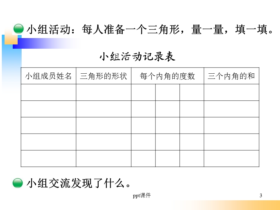 北师大版四年级数学下册《三角形内角和》课件.ppt_第3页