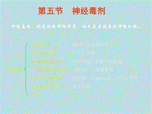 神经毒剂的作用机理(制药本科) 农药毒理学 教学课件.ppt