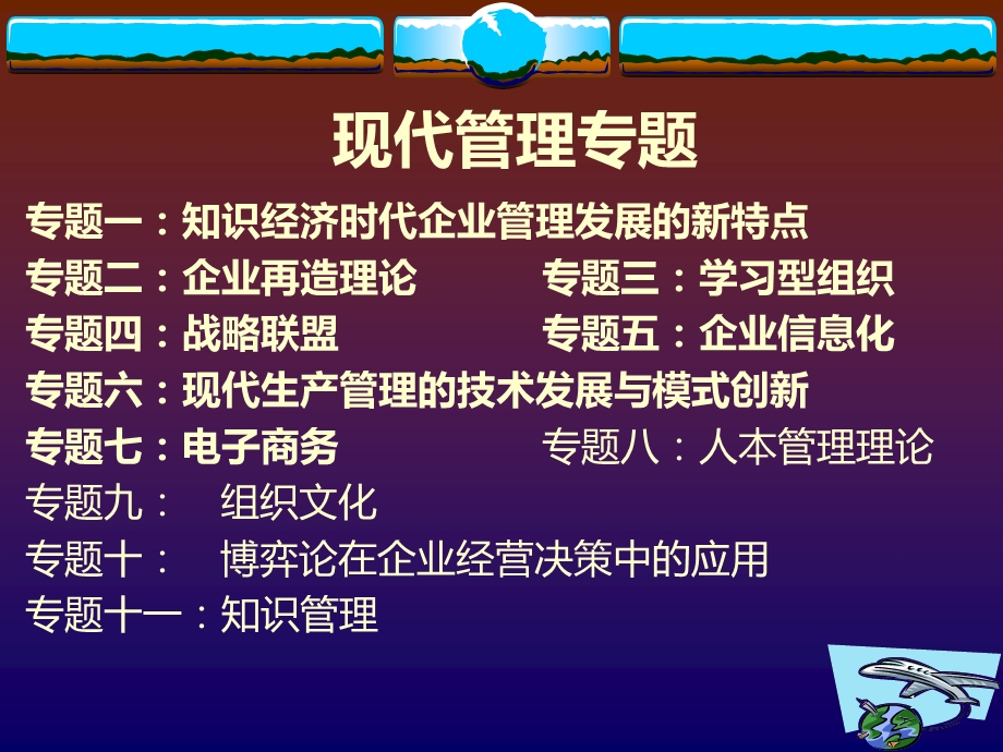 现代管理专题课件.ppt_第1页