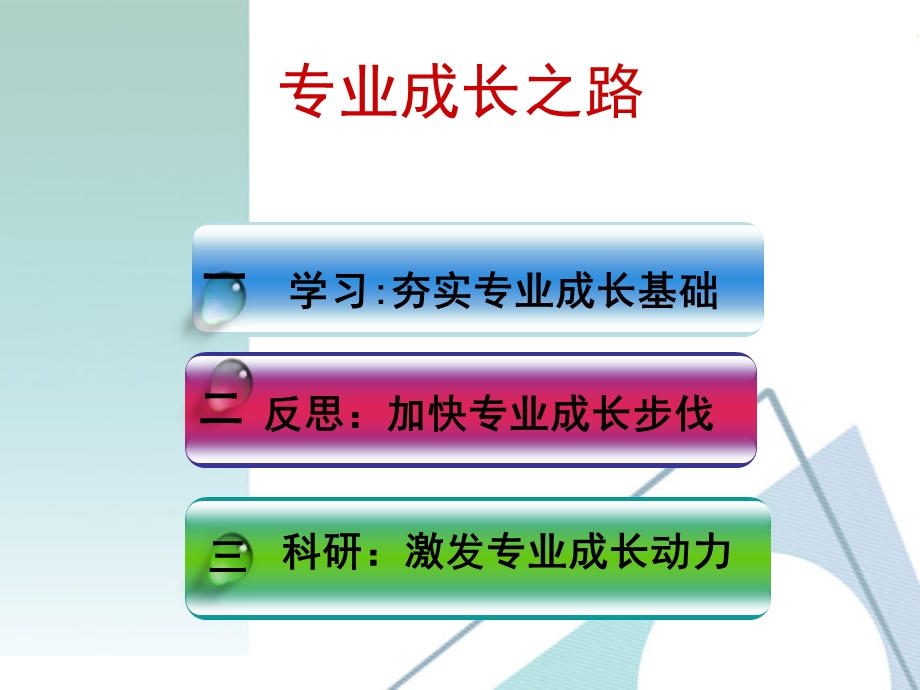 我的专业成长之路优秀课件.ppt_第3页