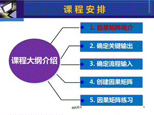 因果矩阵课件.ppt