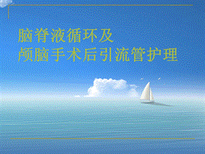 颅脑引流管 课件.ppt