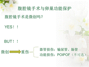 腹腔镜手术与卵巢功能保护课件.ppt