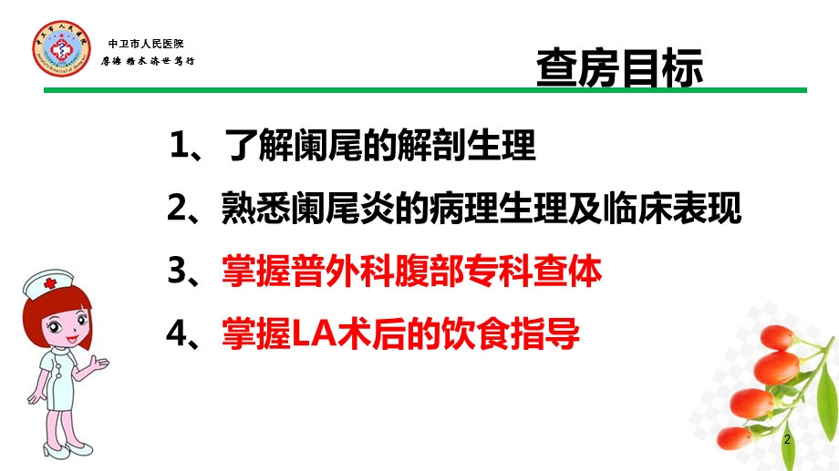 护理教学阑尾炎查房课件.ppt_第2页