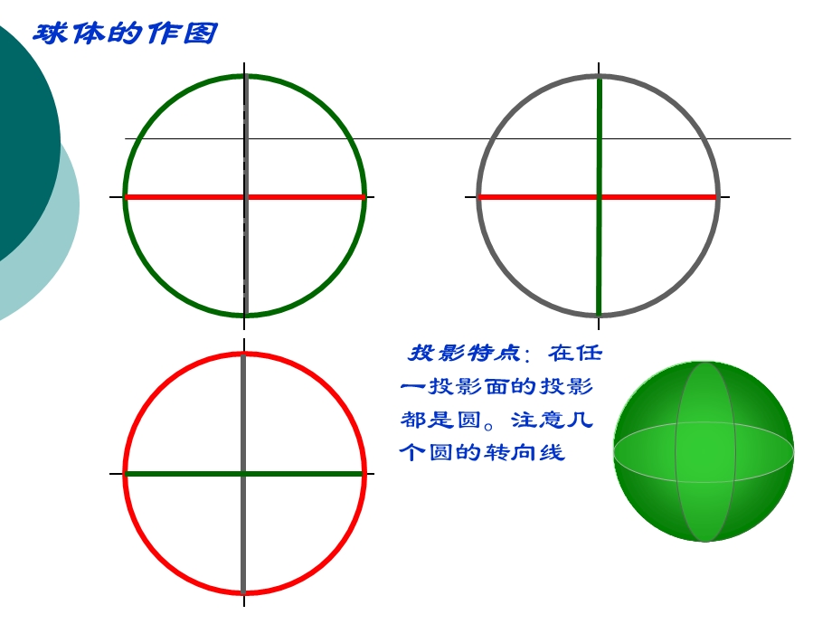 圆球的表面求点和截交线课件.ppt_第2页