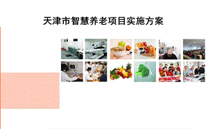 天津市智慧养老综合示范项目课件.ppt