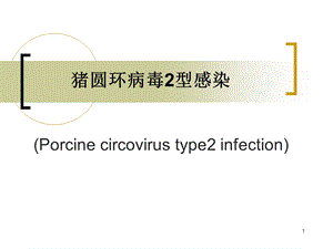 猪圆环病毒感染课件.ppt