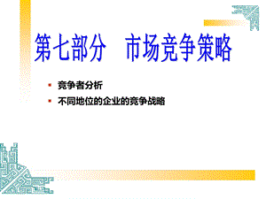 第七部分 市场竞争策略课件.ppt