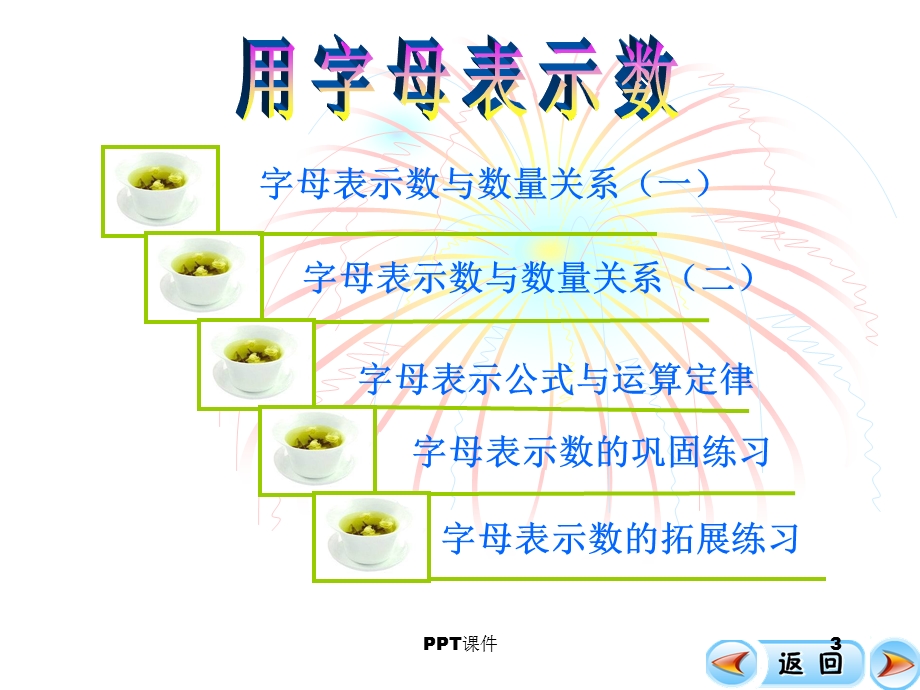 人教版五年级上册数学用字母表示数例1ppt课件.ppt_第3页