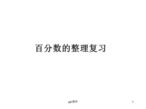 百分数整理与复习课件.ppt