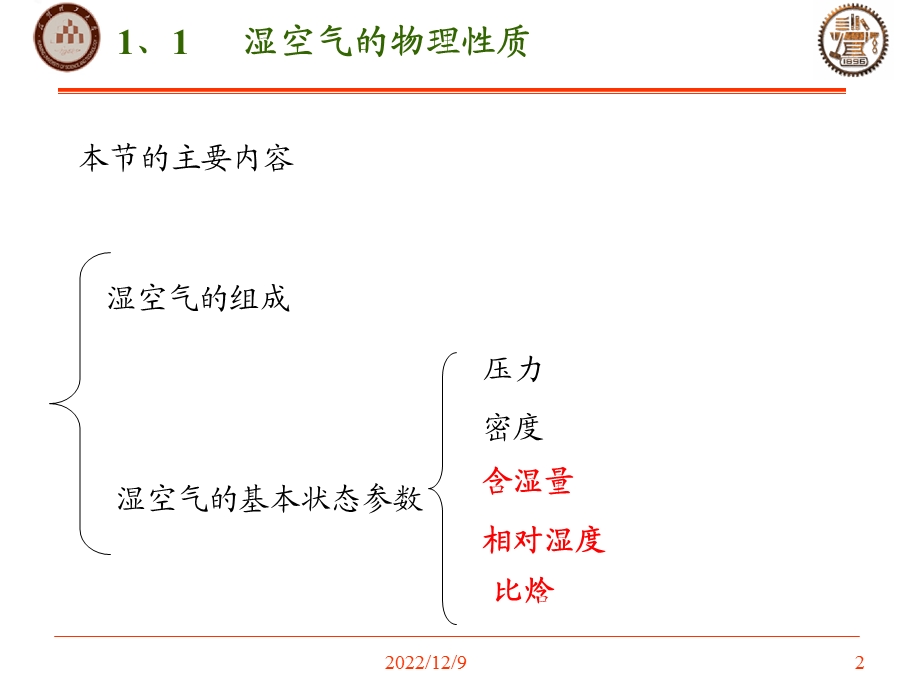 湿空气性质及焓湿图详解课件.ppt_第2页