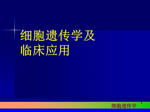 细胞遗传学课件.pptx