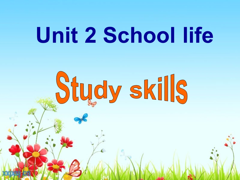 牛津译林版英语八年级上册ppt课件：8Aunit 2 Study skills.ppt_第1页