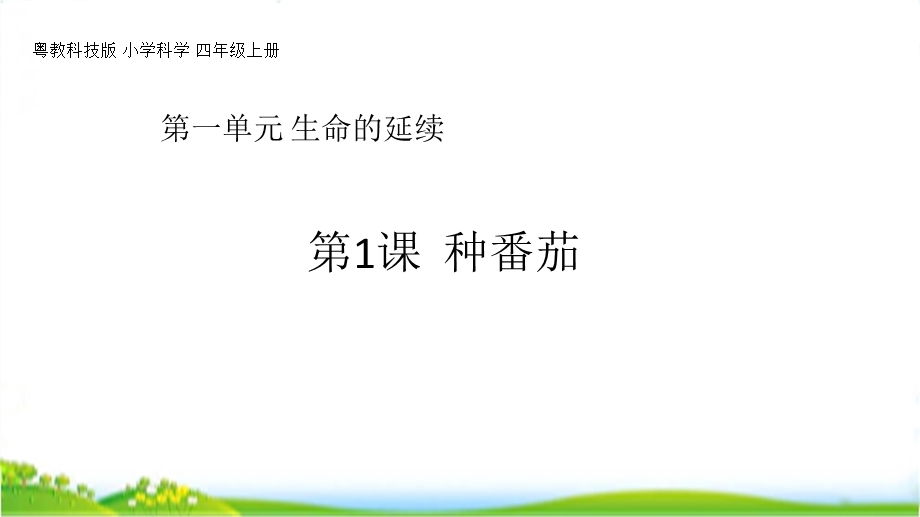 粤教版四年级上册科学第一单元生命的延续ppt课件全套.pptx_第3页