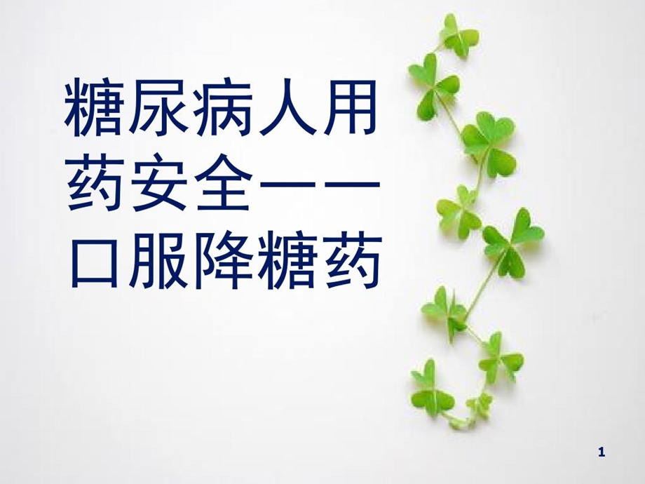 糖尿病用药安全知识讲座课件.ppt_第2页