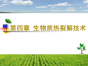 第四章生物质热裂解技术课件.ppt