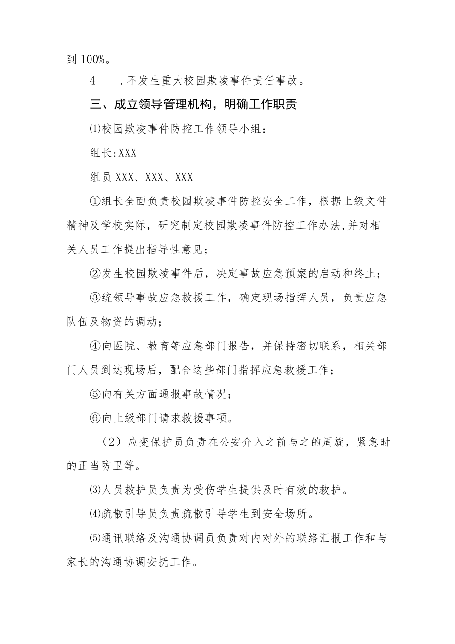 2022防治校园欺凌事件应急预案七篇例文.docx_第2页